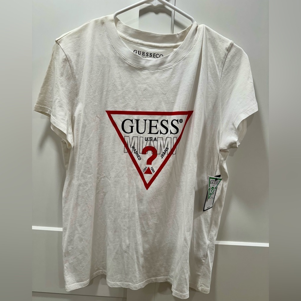 Guess oversized shirt.